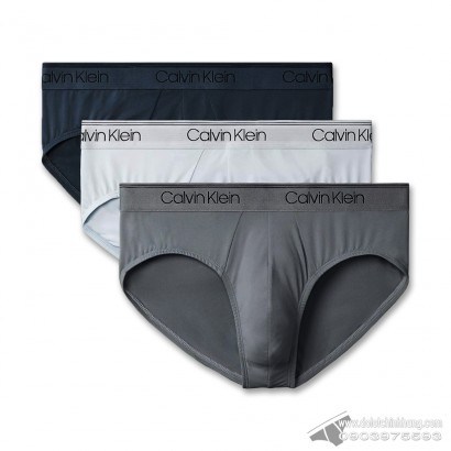 Quần lót nam Calvin Klein NB2568 Micro Stretch Hip Brief 3-pack Black Multi